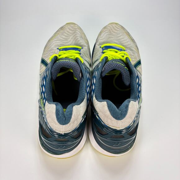 ASICS Gel Nimbus 18 Blue Gray Running Shoes Trainers T601N Men's Size 14 EE - Picture 6 of 10